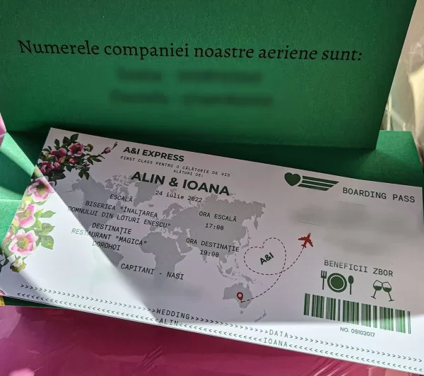 Invitatii Bilet Avion